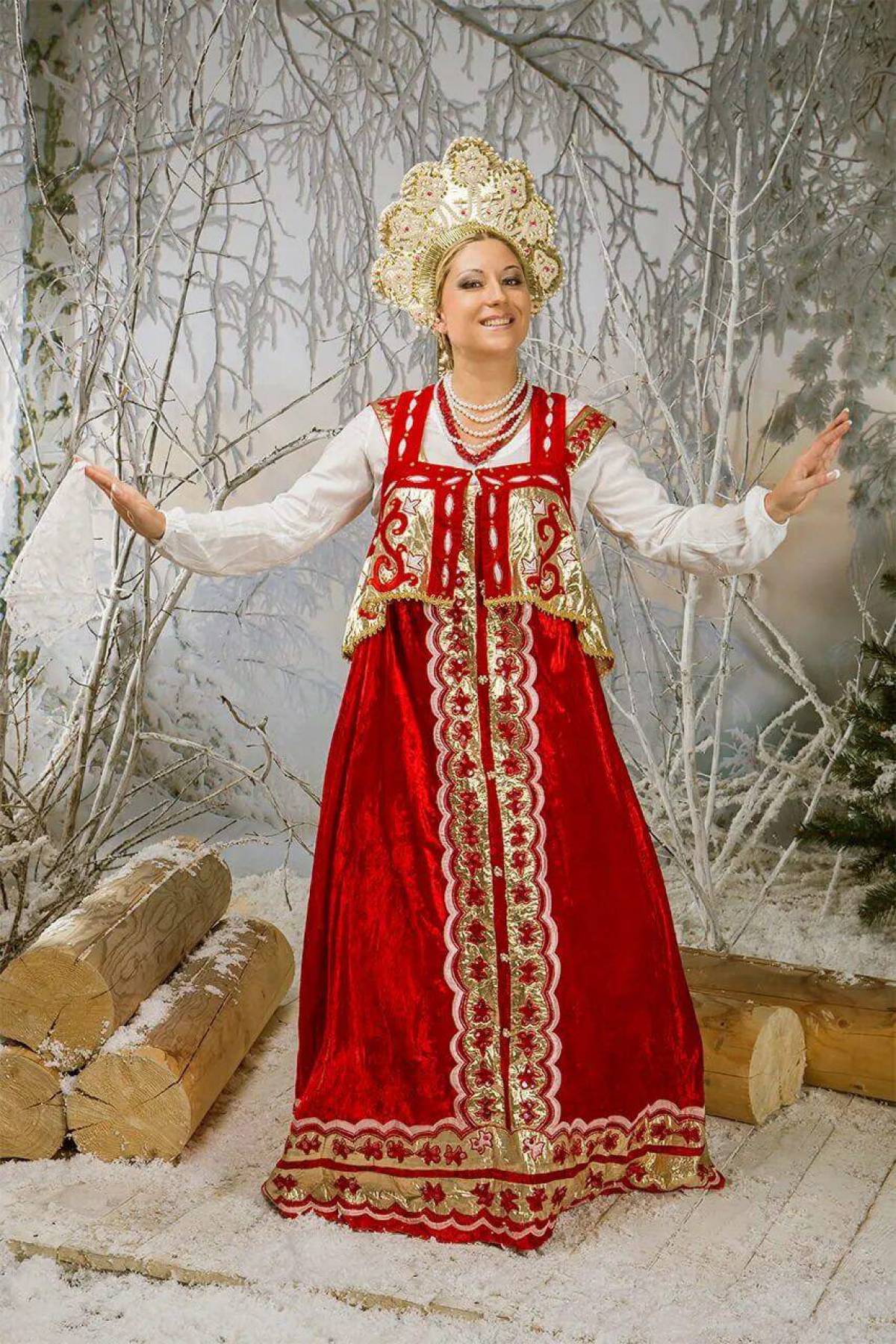 Girls in Slavic costumes in Brampton
